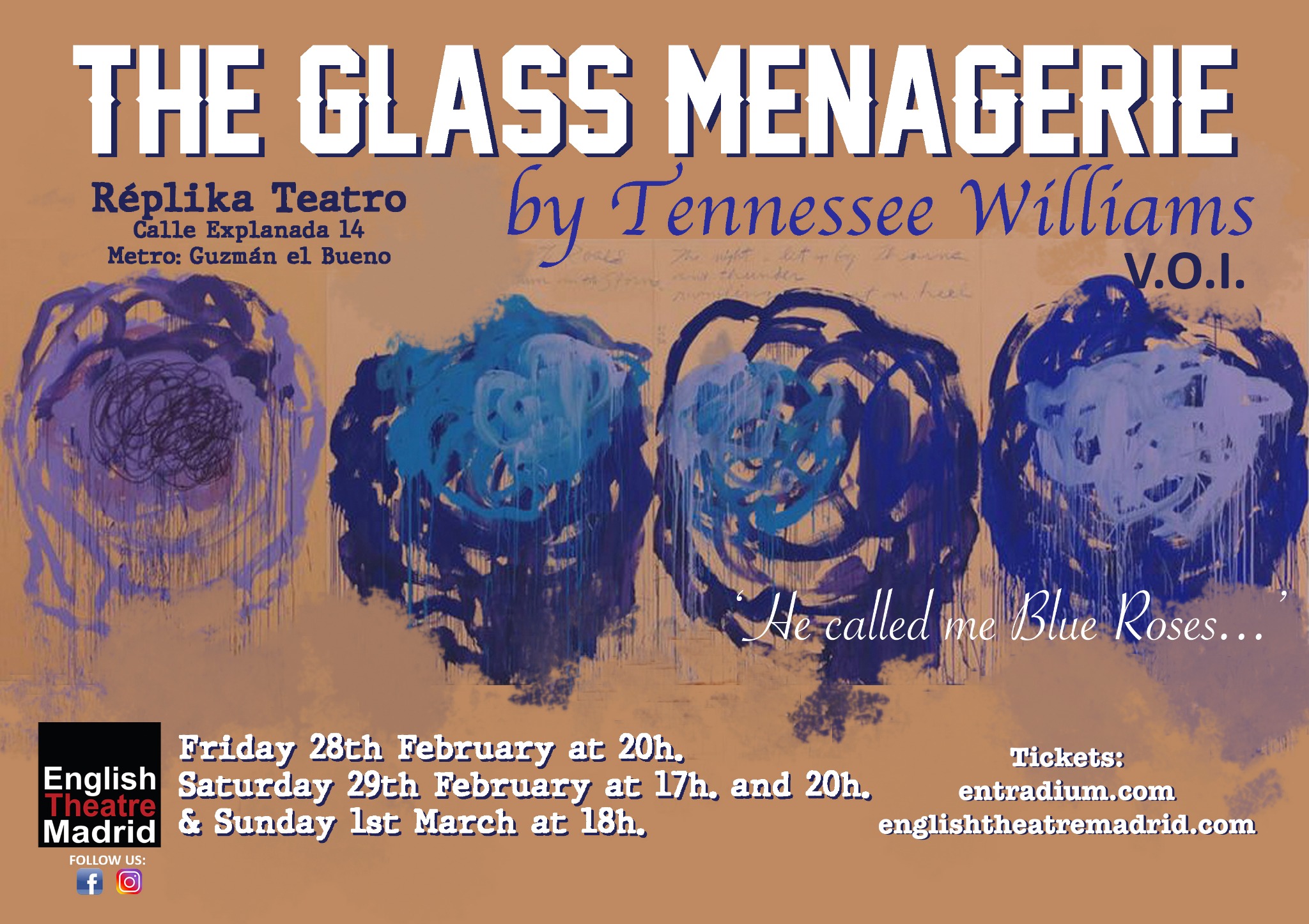 The glass menagerie poster